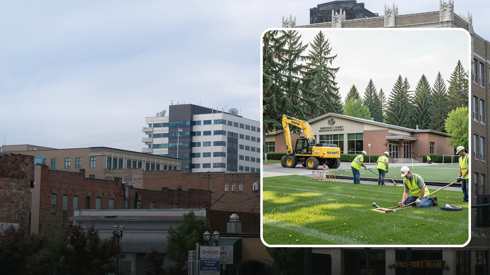 Municipal Court Facility Maintenance in Everett, Snohomish County, WA - Grounds and site maintenance for municipal and district court facilities in Western Washington.