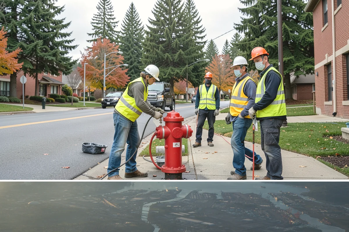 Municipal Court Facility Maintenance in Fife, Pierce County, WA - Entry landscapes are refreshed each spring, while leaf and slip-hazard control take priority through the wet fall months.