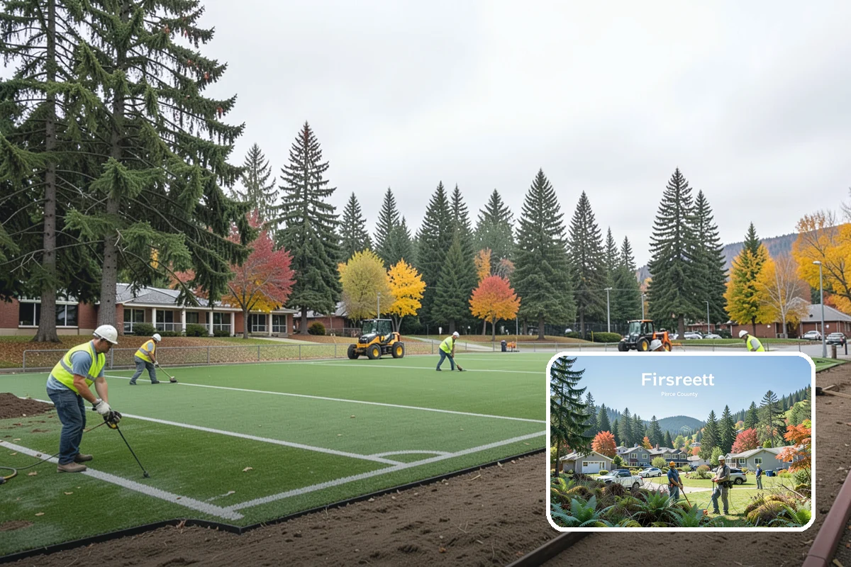 Municipal Court Facility Maintenance in Fircrest, Pierce County, WA - Orderly, professional grounds befitting a court setting