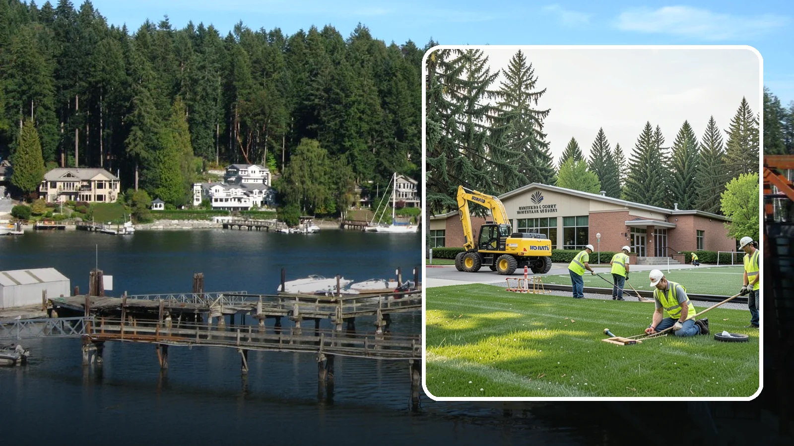 Municipal Court Facility Maintenance in Gig Harbor, Pierce County, WA - Grounds and site maintenance for municipal and district court facilities in Western Washington.