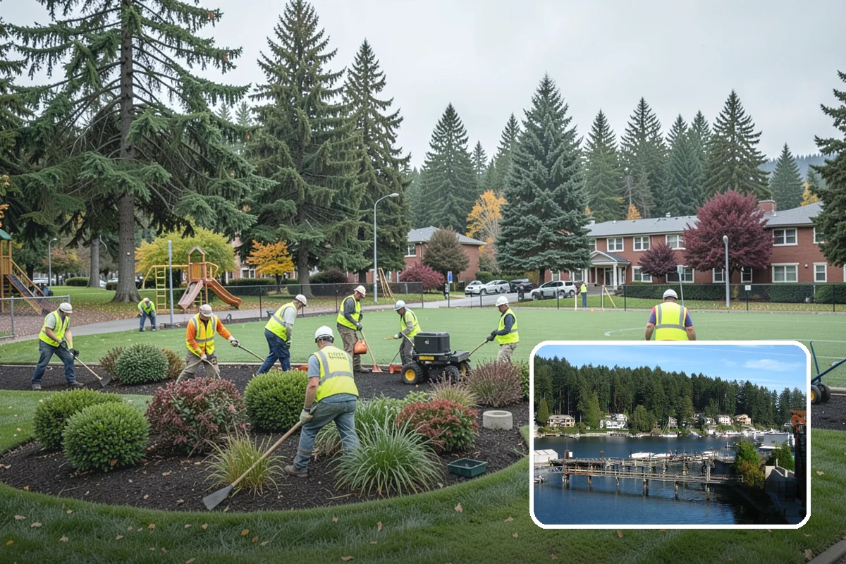 Municipal Court Facility Maintenance in Gig Harbor, Pierce County, WA - Orderly, professional grounds befitting a court setting