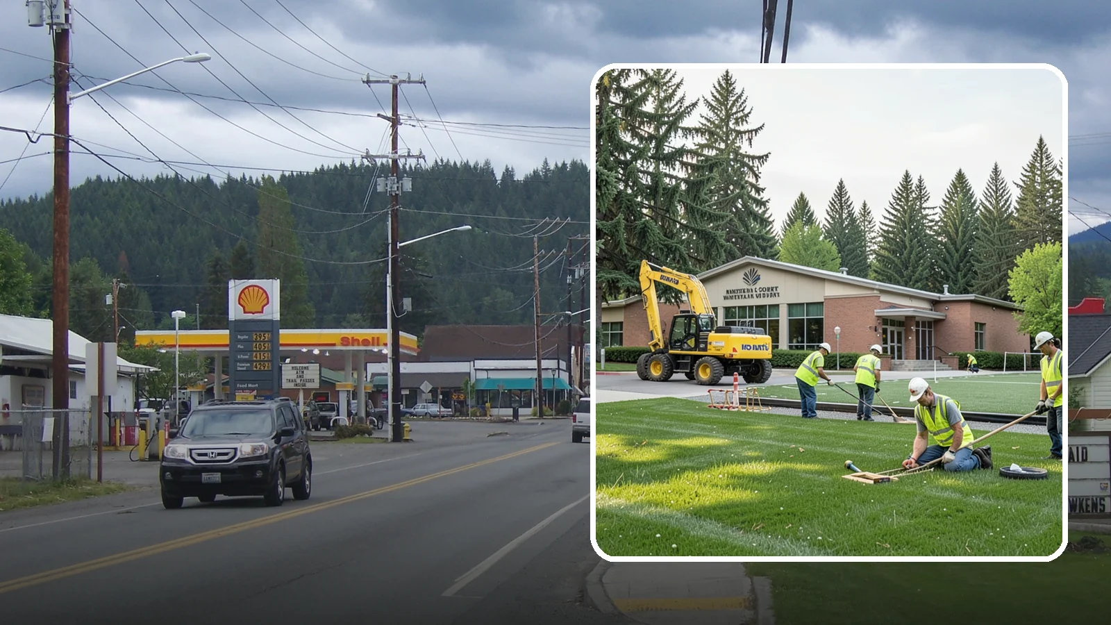 Municipal Court Facility Maintenance in Granite Falls, Snohomish County, WA - Grounds and site maintenance for municipal and district court facilities in Western Washington.