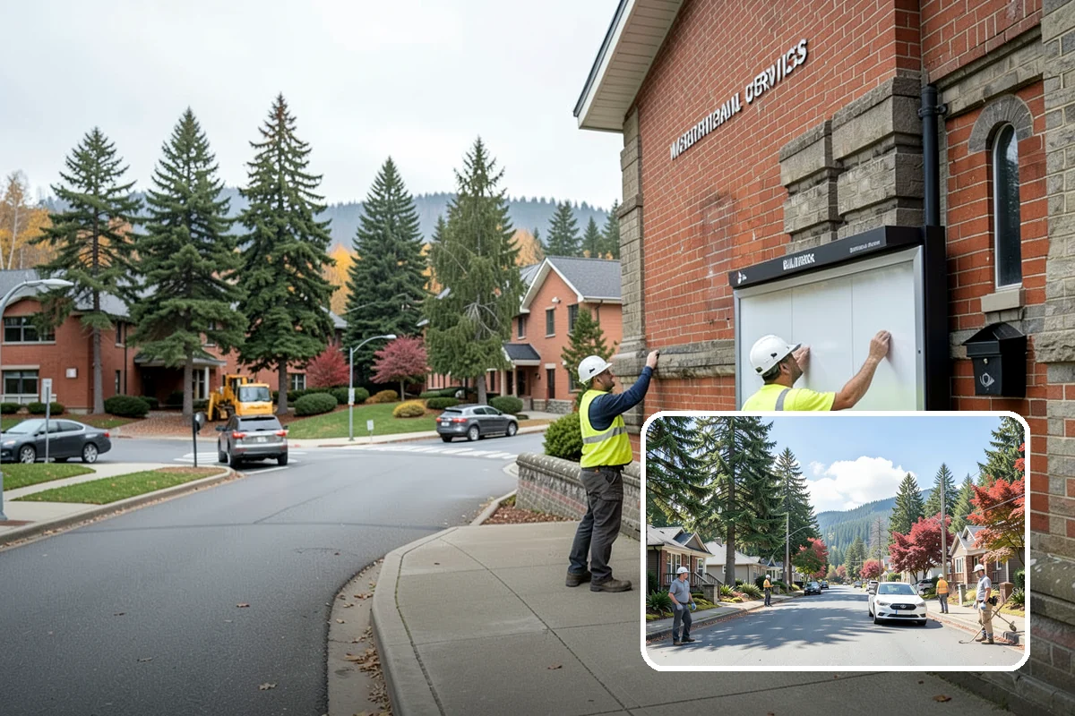 Municipal Court Facility Maintenance in Hunts Point, King County, WA - Orderly, professional grounds befitting a court setting