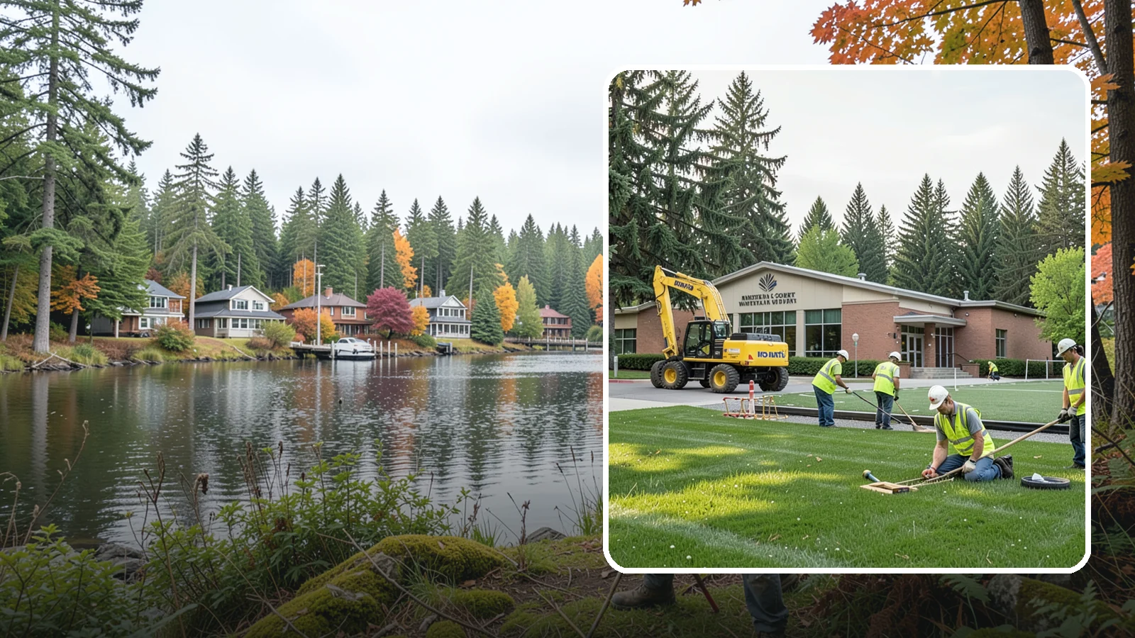 Municipal Court Facility Maintenance in La Conner, Skagit County, WA - Grounds and site maintenance for municipal and district court facilities in Western Washington.