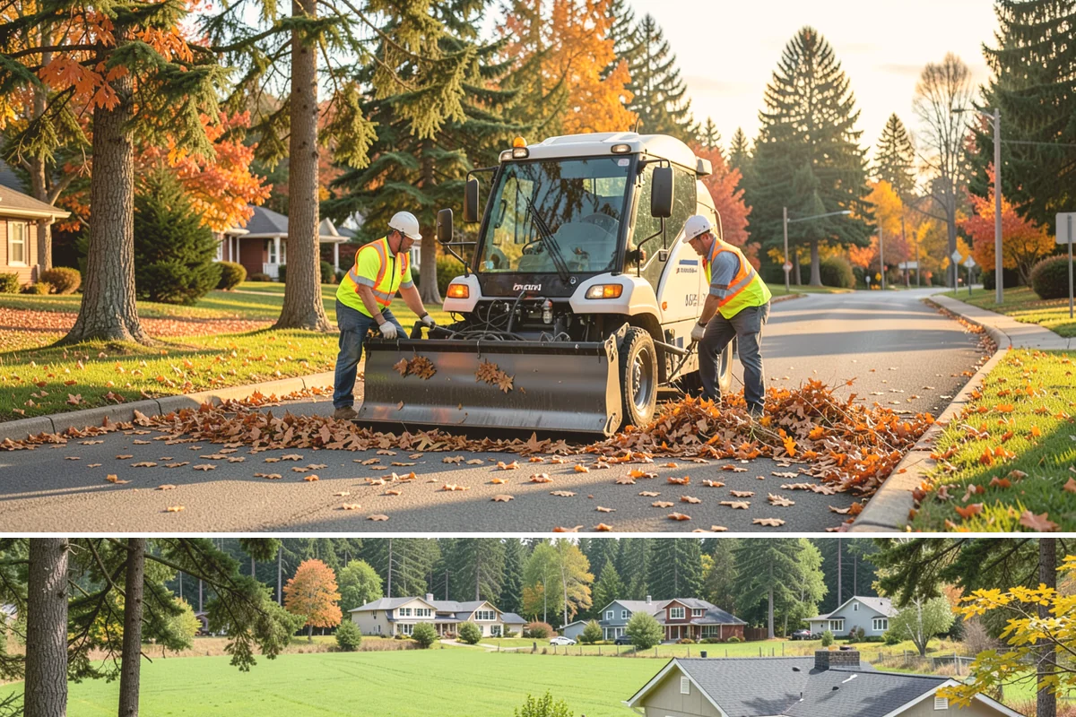 Municipal Court Facility Maintenance in Lyman, Skagit County, WA - Entry landscapes are refreshed each spring, while leaf and slip-hazard control take priority through the wet fall months.