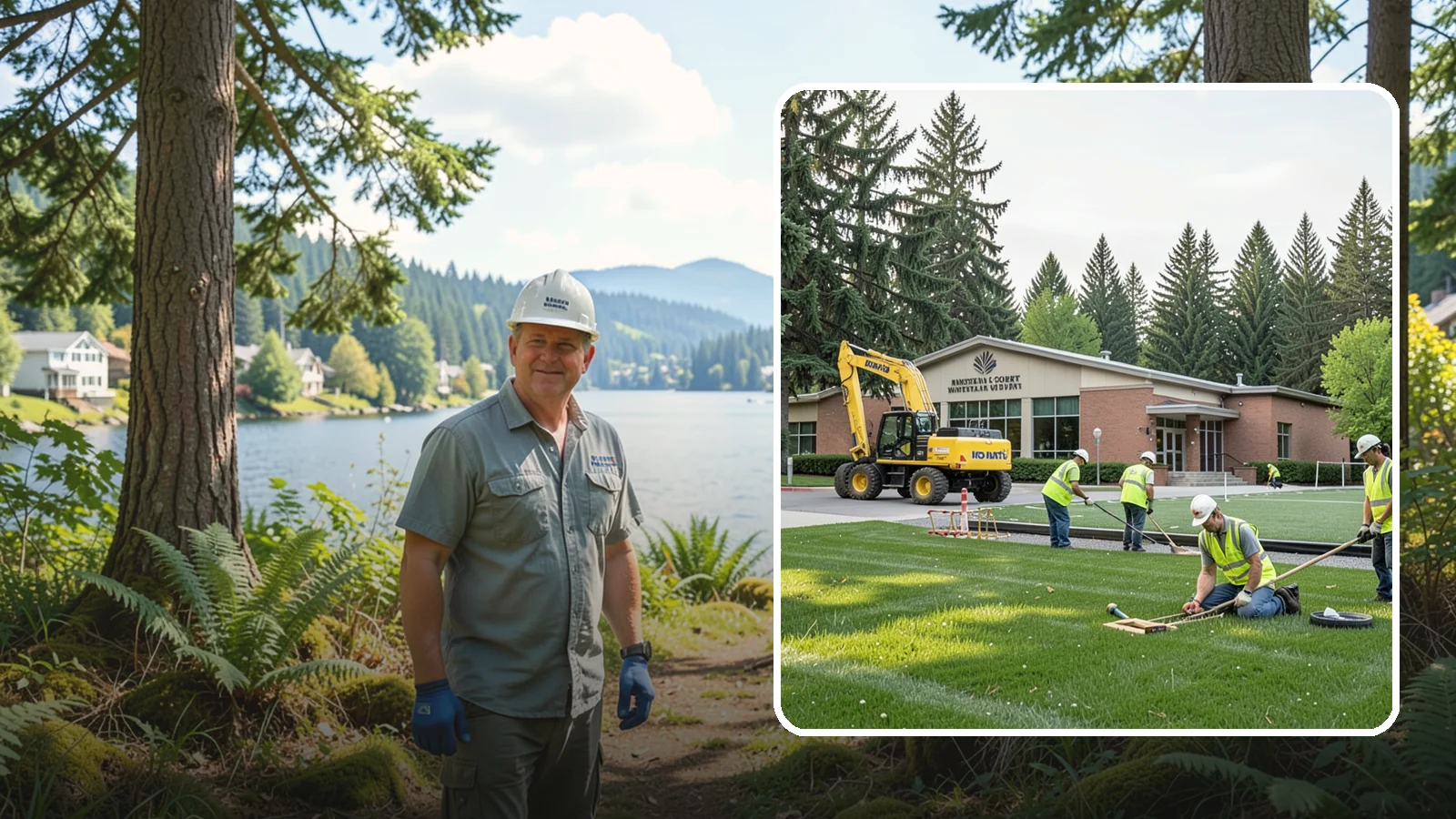 Municipal Court Facility Maintenance in Milton, King County, WA - Grounds and site maintenance for municipal and district court facilities in Western Washington.