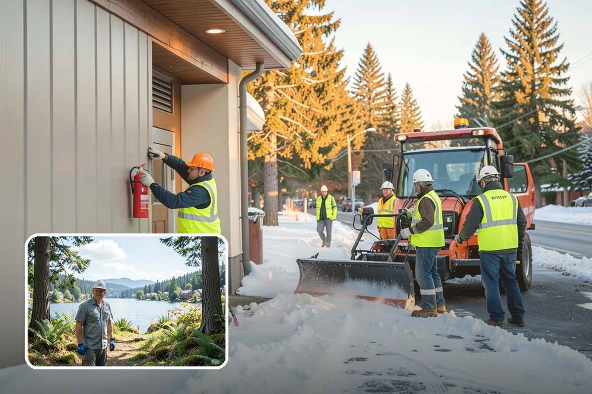 Municipal Court Facility Maintenance in Milton, King County, WA - Orderly, professional grounds befitting a court setting