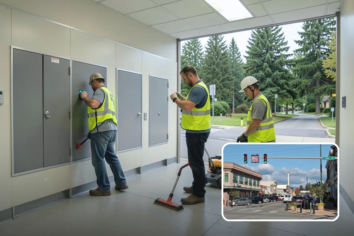 Municipal Court Facility Maintenance in Monroe, Snohomish County, WA - Orderly, professional grounds befitting a court setting