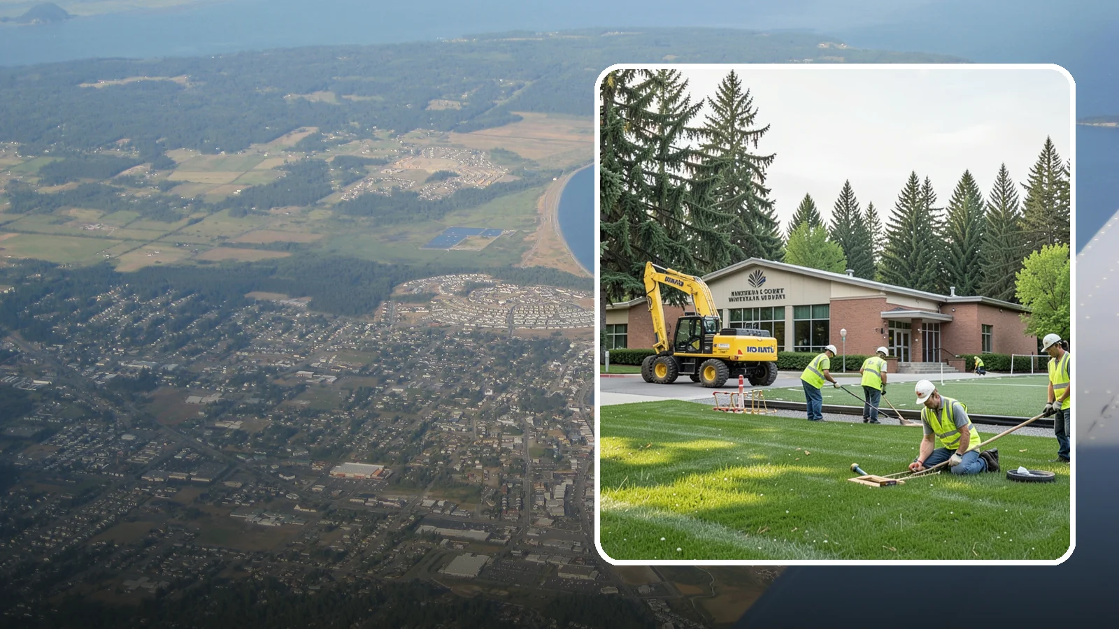 Municipal Court Facility Maintenance in Oak Harbor, Island County, WA - Grounds and site maintenance for municipal and district court facilities in Western Washington.