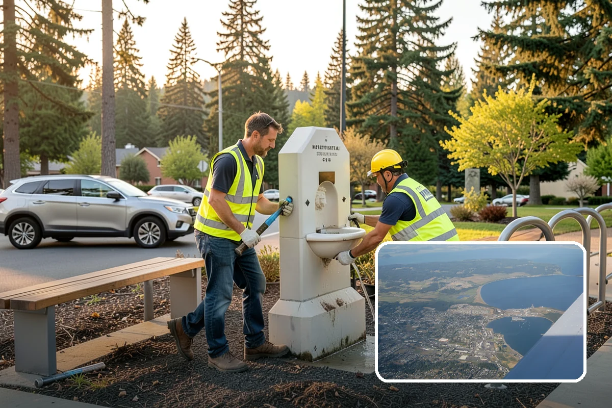 Municipal Court Facility Maintenance in Oak Harbor, Island County, WA - Orderly, professional grounds befitting a court setting