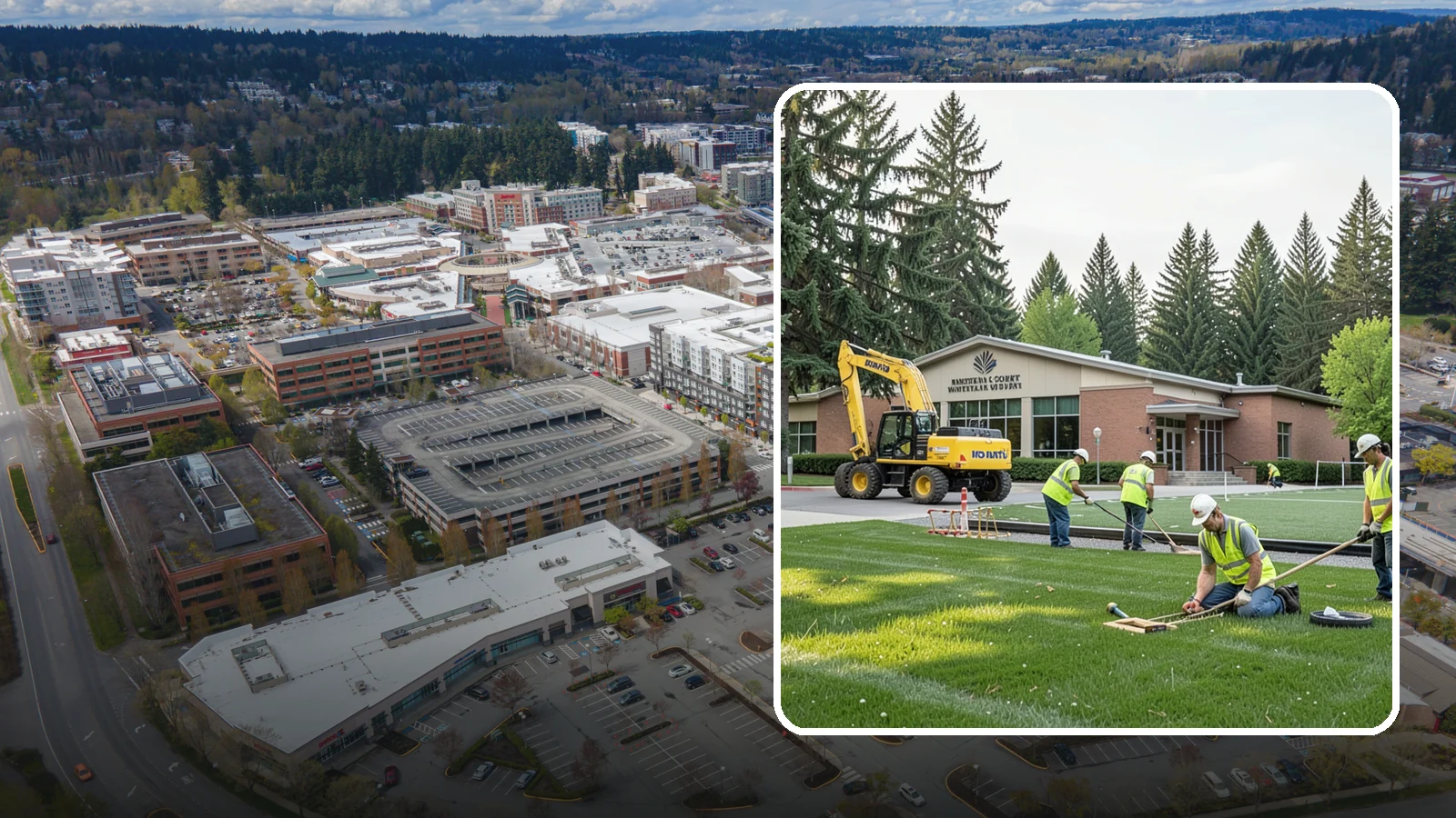 Municipal Court Facility Maintenance in Redmond, King County, WA - Grounds and site maintenance for municipal and district court facilities in Western Washington.