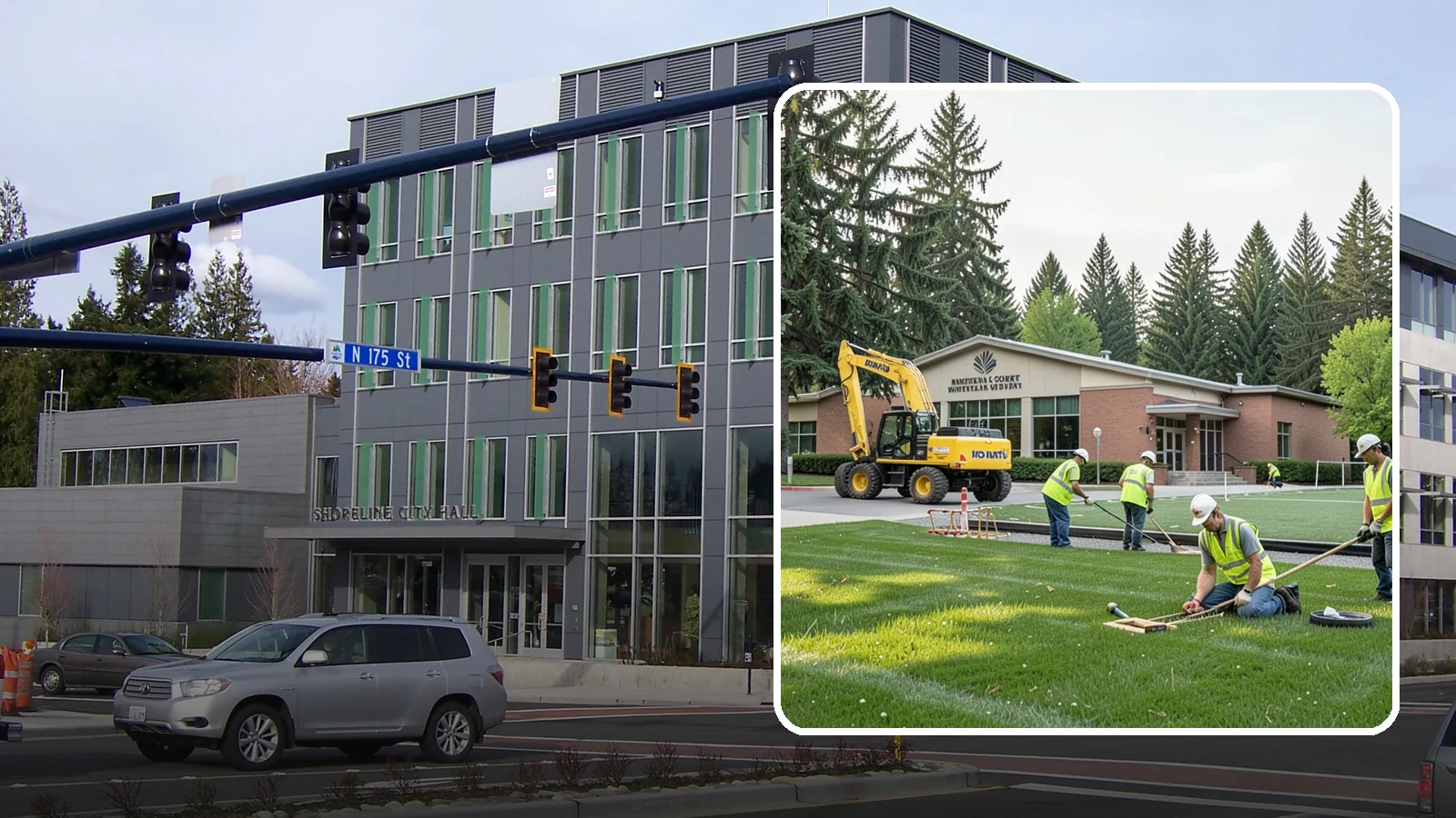 Municipal Court Facility Maintenance in Shoreline, King County, WA - Grounds and site maintenance for municipal and district court facilities in Western Washington.