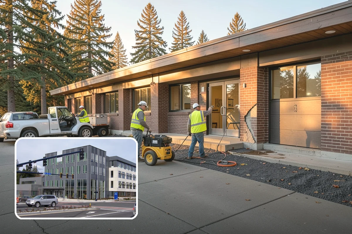 Municipal Court Facility Maintenance in Shoreline, King County, WA - Orderly, professional grounds befitting a court setting