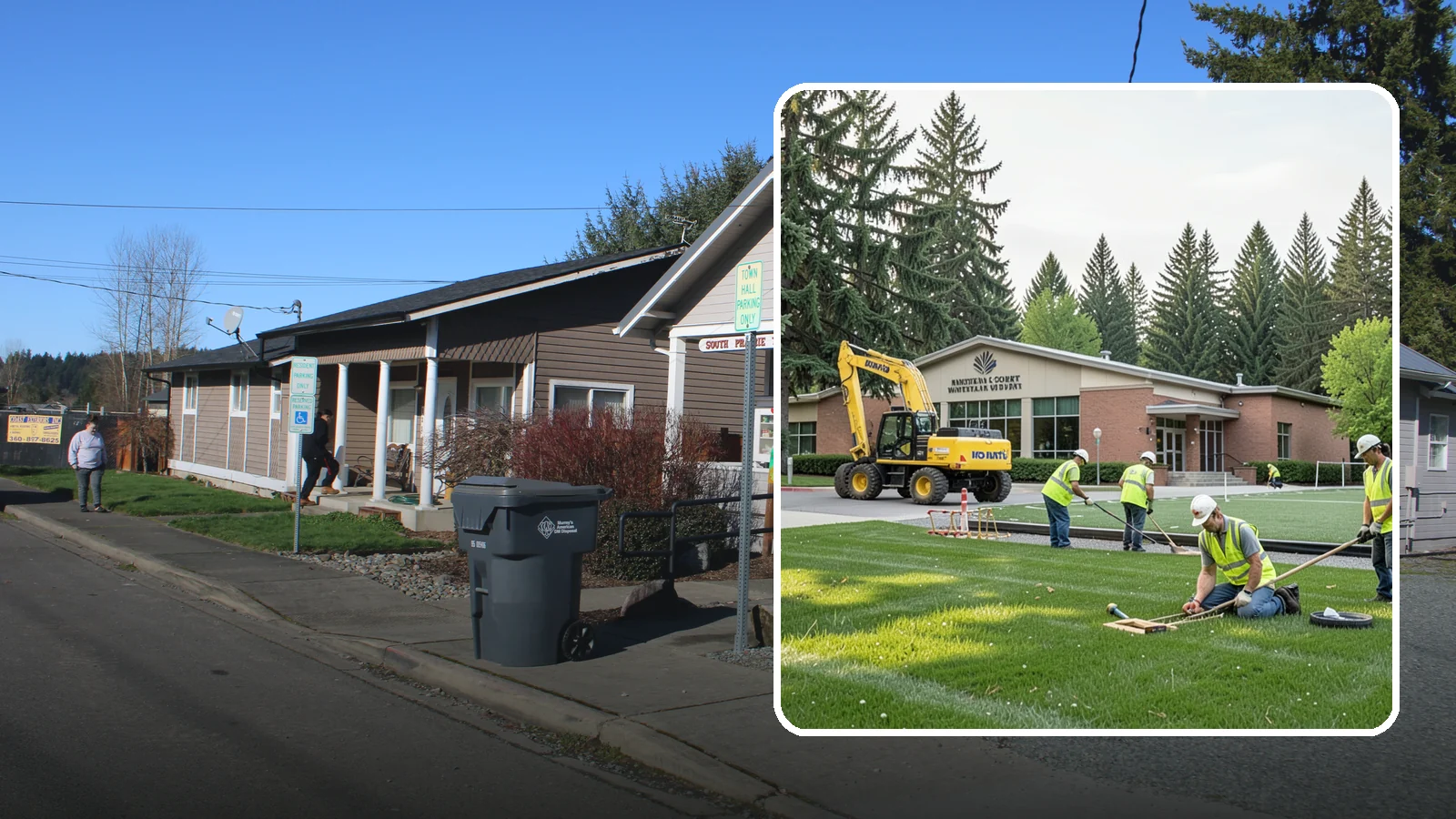 Municipal Court Facility Maintenance in South Prairie, Pierce County, WA - Grounds and site maintenance for municipal and district court facilities in Western Washington.