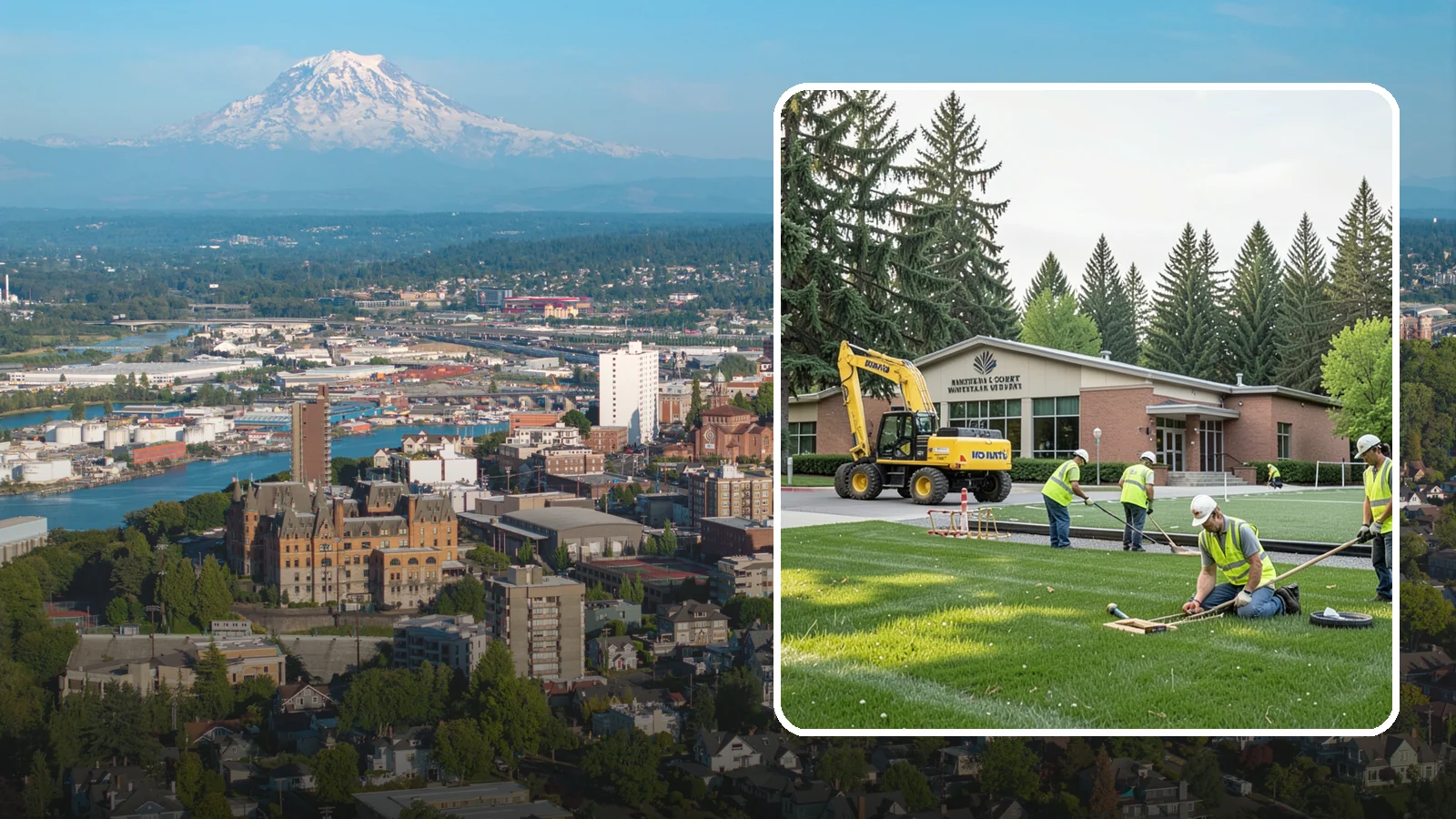 Municipal Court Facility Maintenance in Tacoma, Pierce County, WA - Grounds and site maintenance for municipal and district court facilities in Western Washington.