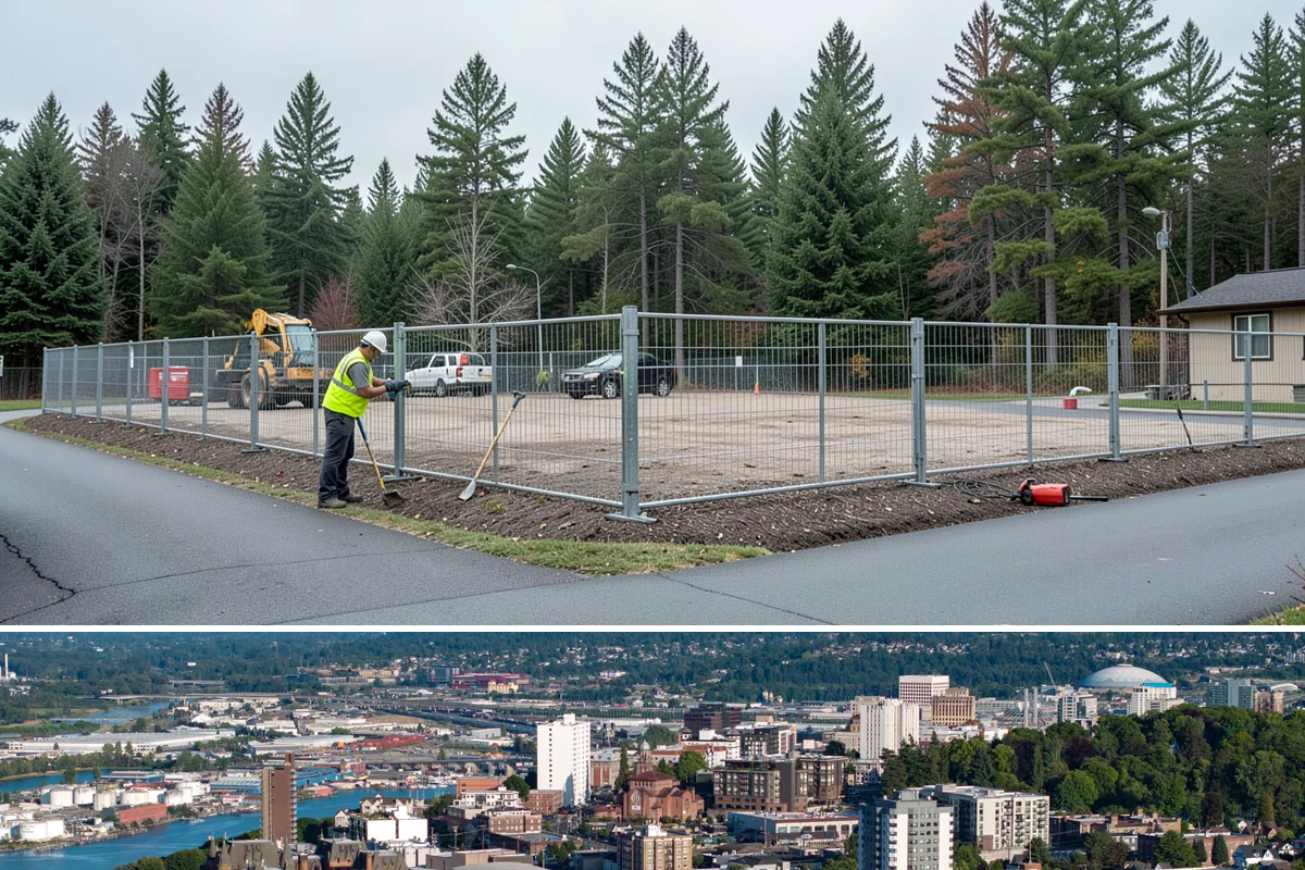 Municipal Court Facility Maintenance in Tacoma, Pierce County, WA - Entry landscapes are refreshed each spring, while leaf and slip-hazard control take priority through the wet fall months.