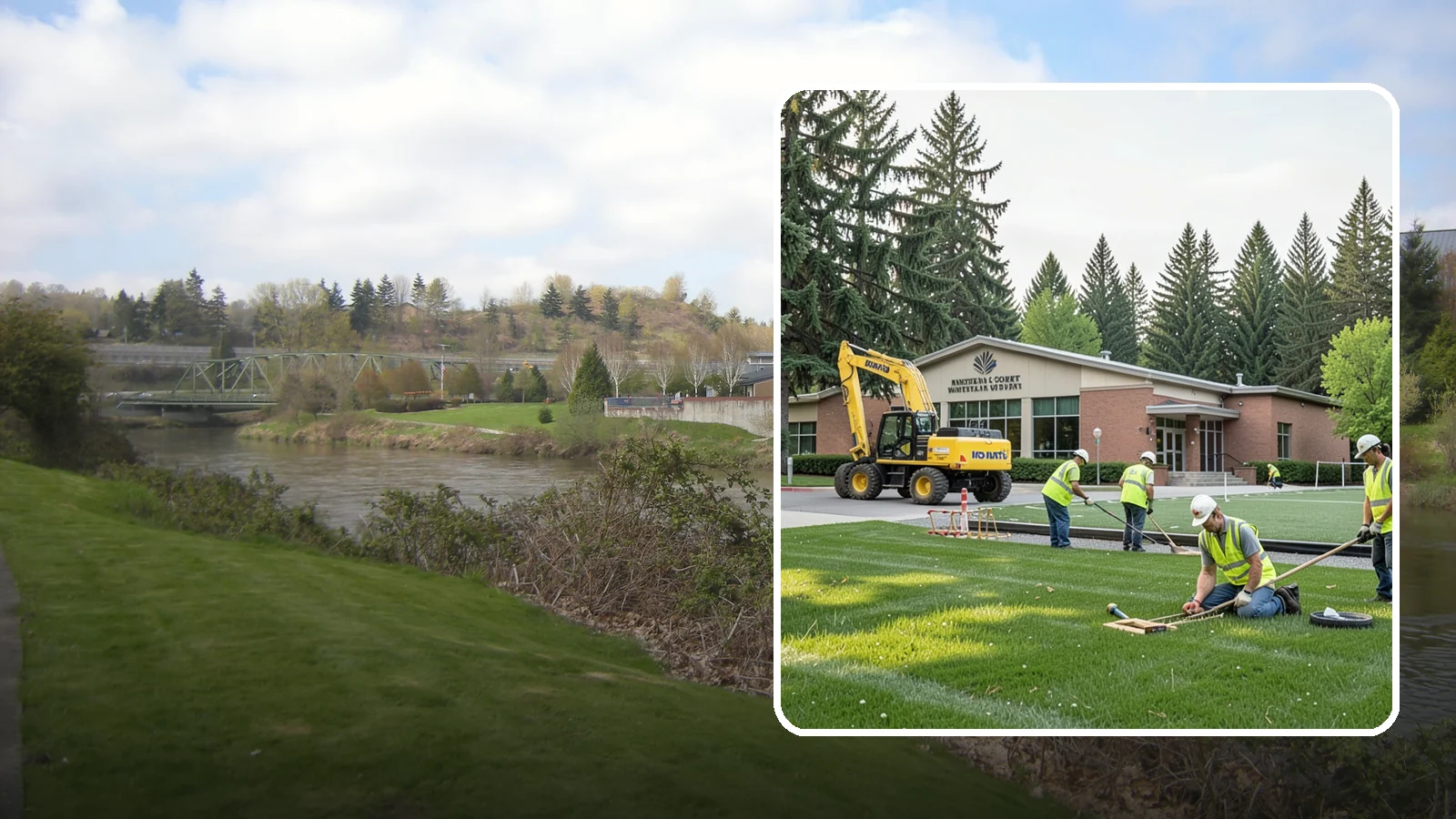 Municipal Court Facility Maintenance in Tukwila, King County, WA - Grounds and site maintenance for municipal and district court facilities in Western Washington.