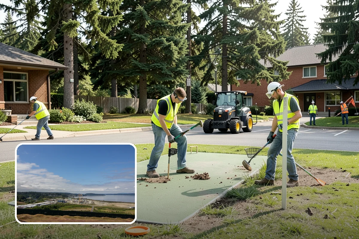 Municipal Court Facility Maintenance in University Place, Pierce County, WA - Orderly, professional grounds befitting a court setting