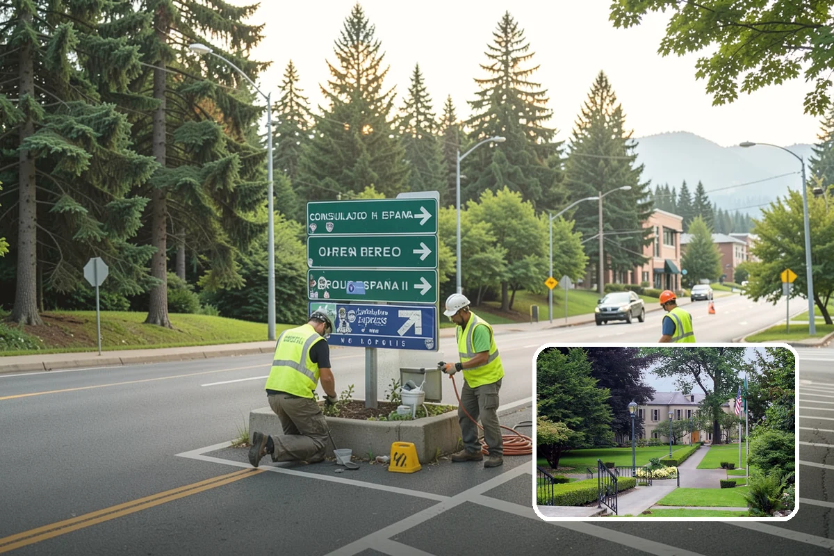 Municipal Court Facility Maintenance in Woodinville, King County, WA - Orderly, professional grounds befitting a court setting