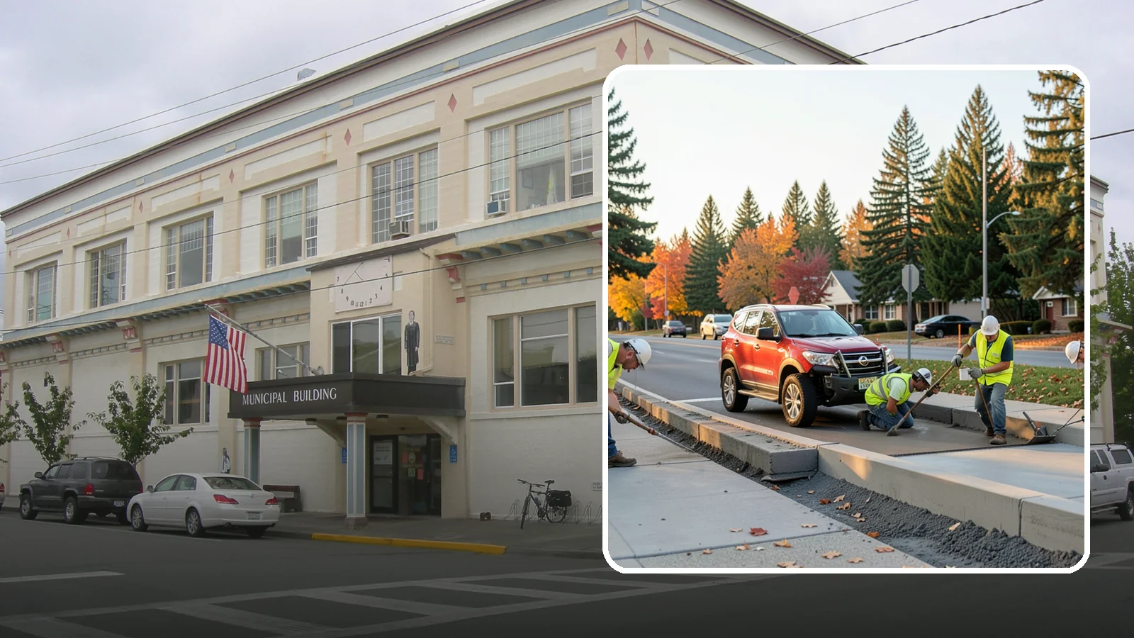 Municipal Curb & Gutter in Anacortes, Skagit County, WA - Install and replace curb and gutter that channels stormwater and defines roadway edges to jurisdiction standards.