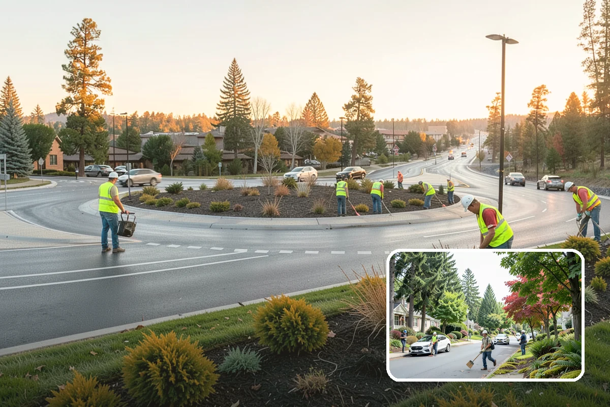 Municipal Curb & Gutter in Beaux Arts Village, King County, WA - Restores proper stormwater flowline and protects pavement edges