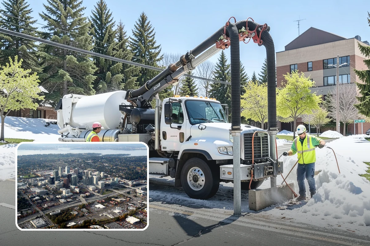 Municipal Curb & Gutter in Bellevue, King County, WA - Restores proper stormwater flowline and protects pavement edges