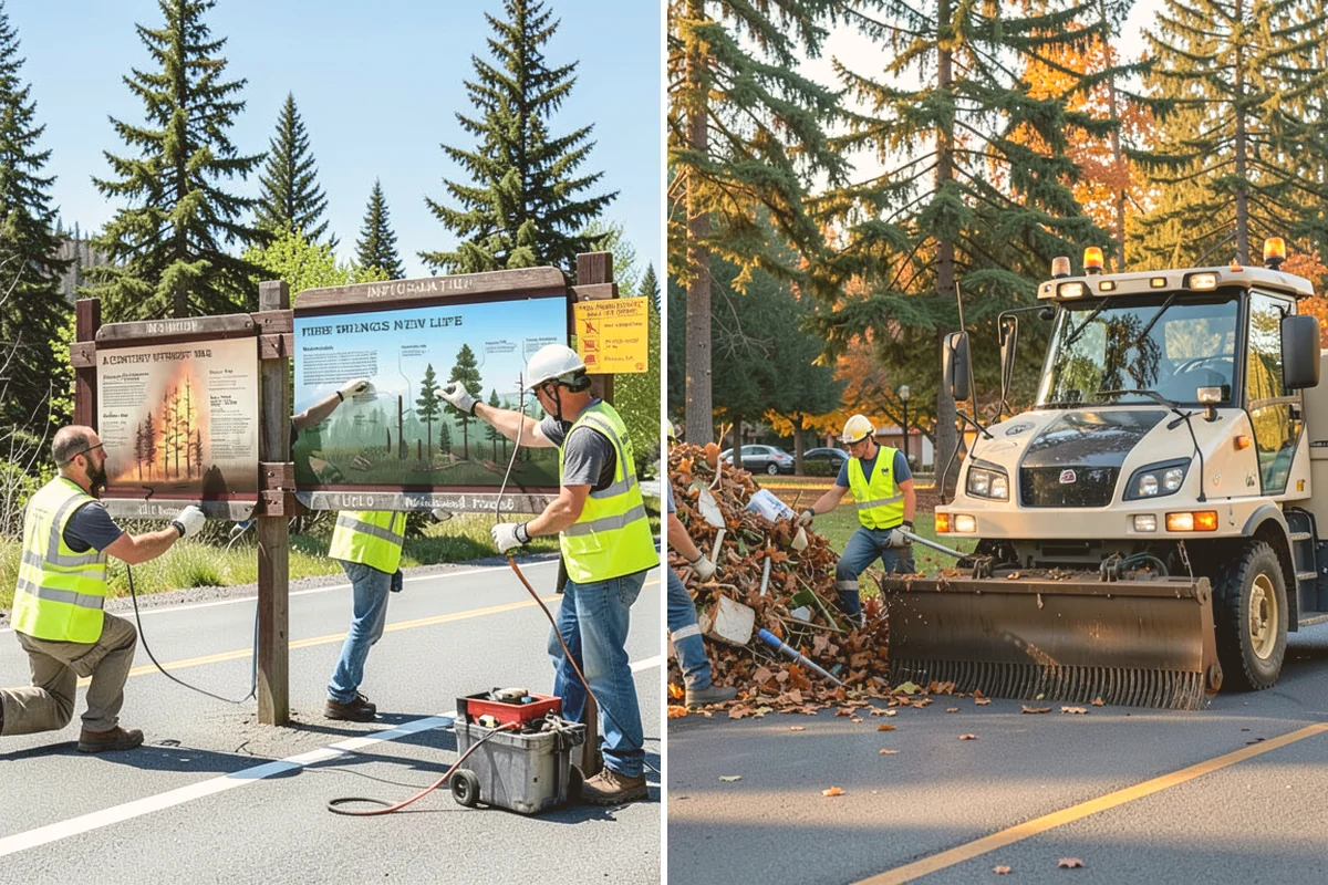 Municipal Curb & Gutter in Bellevue, King County, WA - Flowline survey and drainage tie-in assessment