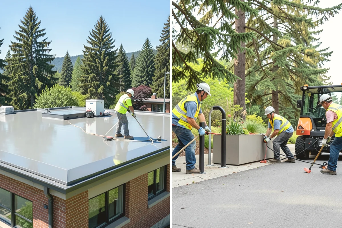 Municipal Curb & Gutter in Black Diamond, King County, WA - Flowline survey and drainage tie-in assessment