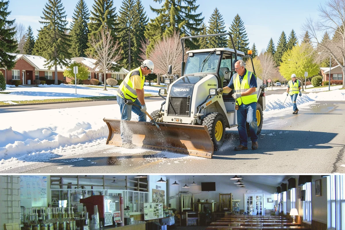 Municipal Curb & Gutter in Black Diamond, King County, WA - Warm, dry months ensure curb concrete cures to strength before exposure to standing water and traffic.