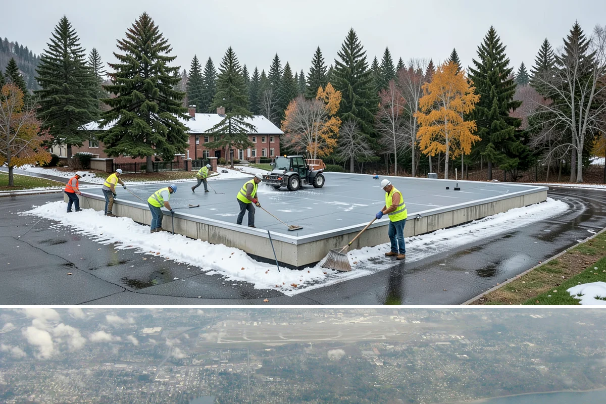 Municipal Curb & Gutter in Burien, King County, WA - Warm, dry months ensure curb concrete cures to strength before exposure to standing water and traffic.