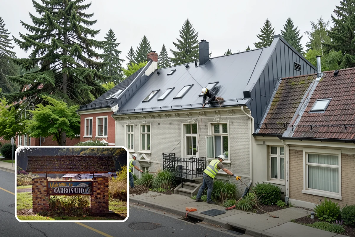 Municipal Curb & Gutter in Carbonado, Pierce County, WA - Restores proper stormwater flowline and protects pavement edges