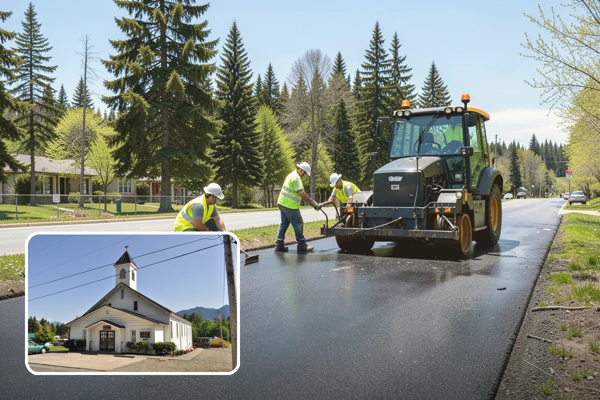 Municipal Curb & Gutter in Concrete, Skagit County, WA - Restores proper stormwater flowline and protects pavement edges