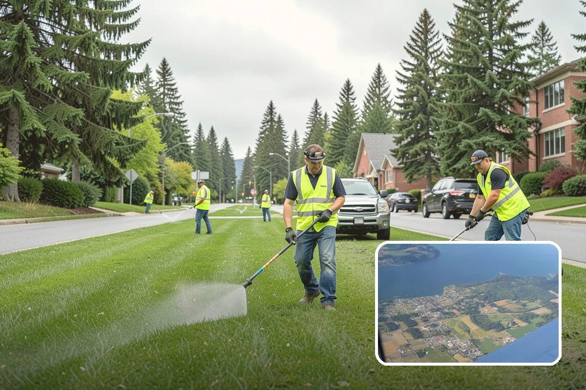 Municipal Curb & Gutter in Coupeville, Island County, WA - Restores proper stormwater flowline and protects pavement edges
