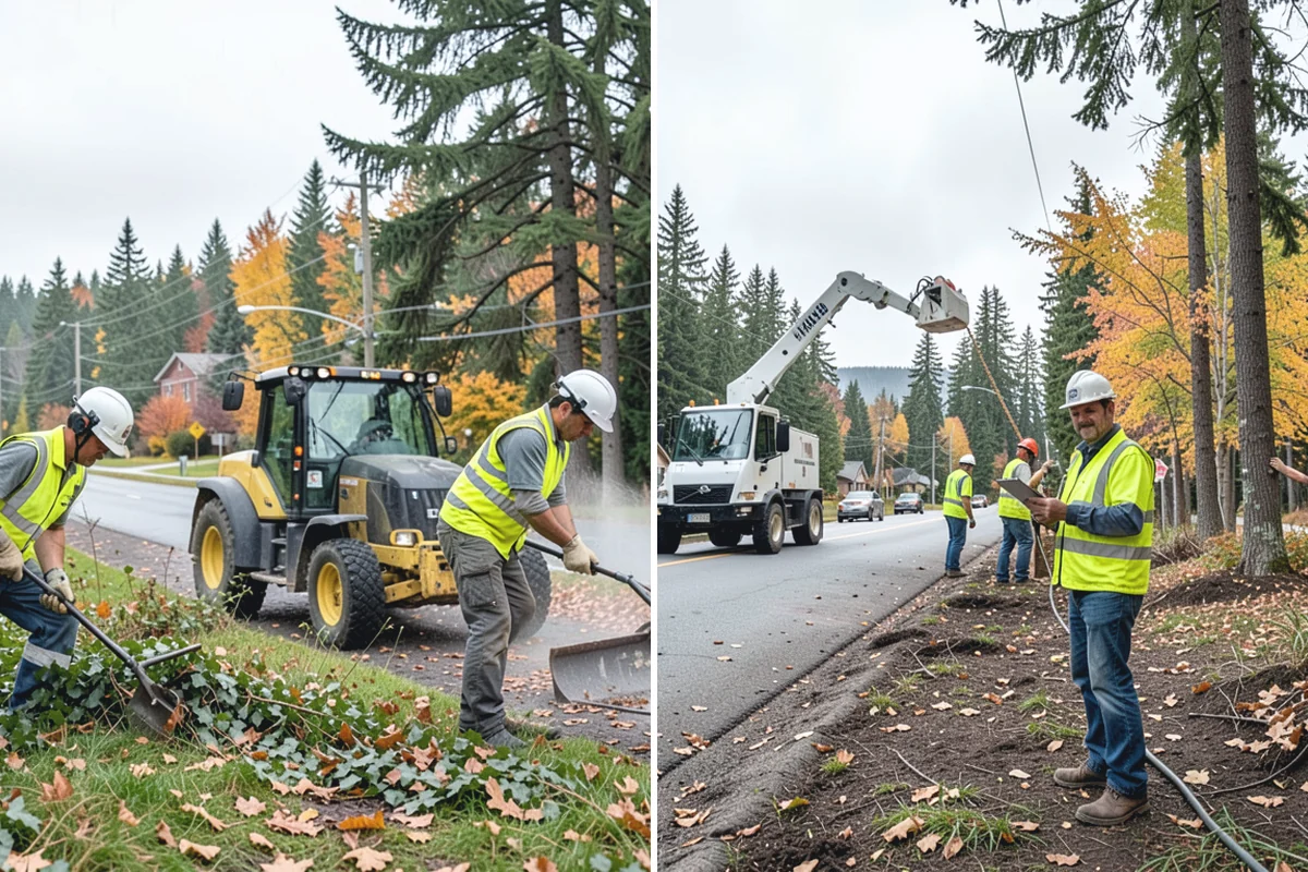 Municipal Curb & Gutter in Coupeville, Island County, WA - Flowline survey and drainage tie-in assessment