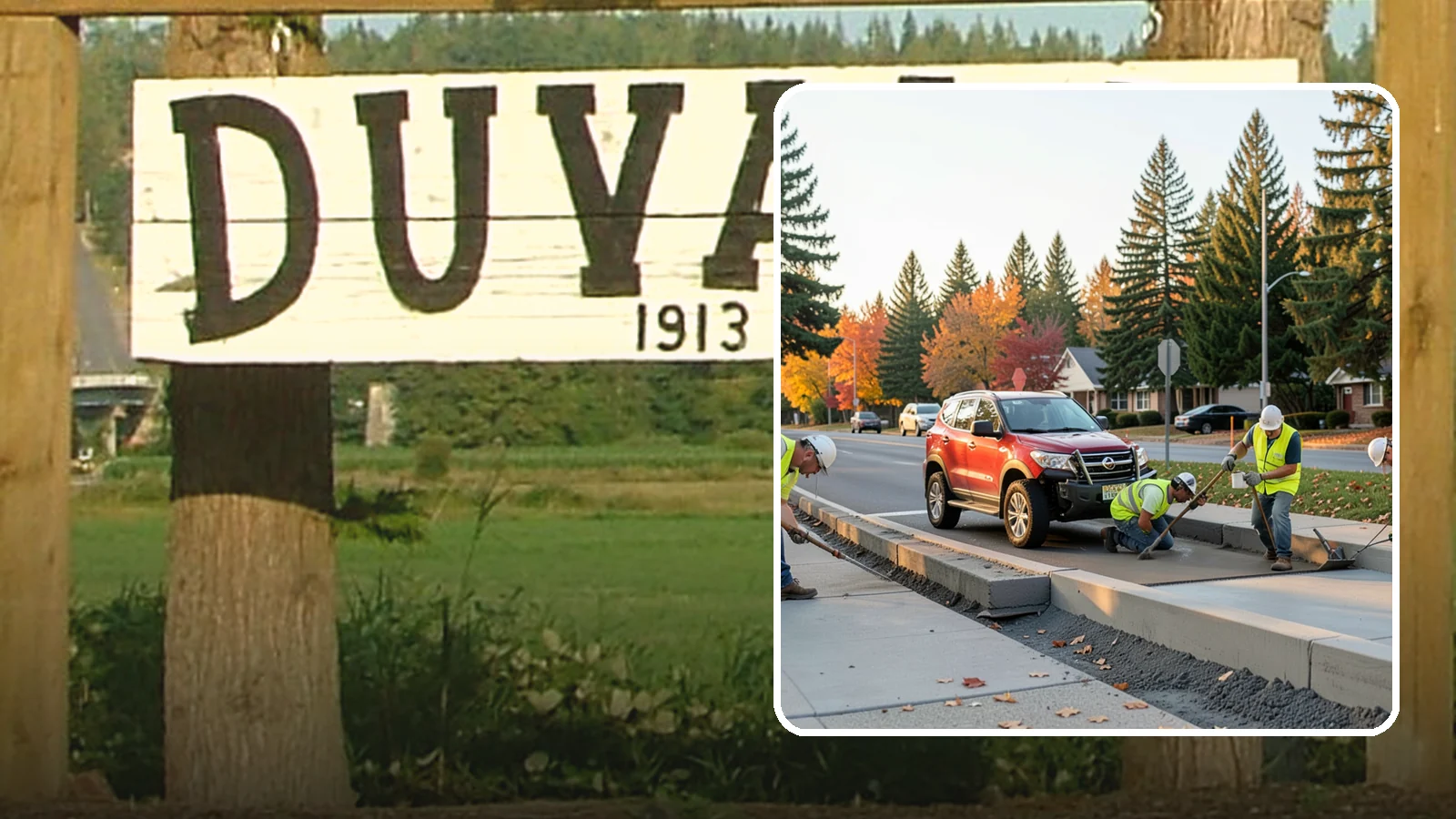 Municipal Curb & Gutter in Duvall, King County, WA - Install and replace curb and gutter that channels stormwater and defines roadway edges to jurisdiction standards.
