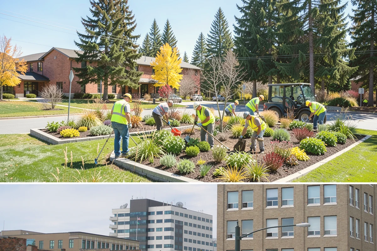 Municipal Curb & Gutter in Everett, Snohomish County, WA - Warm, dry months ensure curb concrete cures to strength before exposure to standing water and traffic.