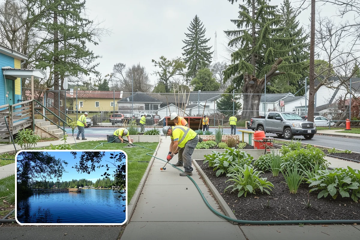 Municipal Curb & Gutter in Federal Way, King County, WA - Restores proper stormwater flowline and protects pavement edges