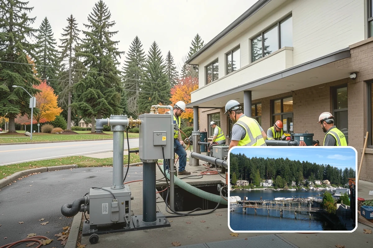 Municipal Curb & Gutter in Gig Harbor, Pierce County, WA - Restores proper stormwater flowline and protects pavement edges