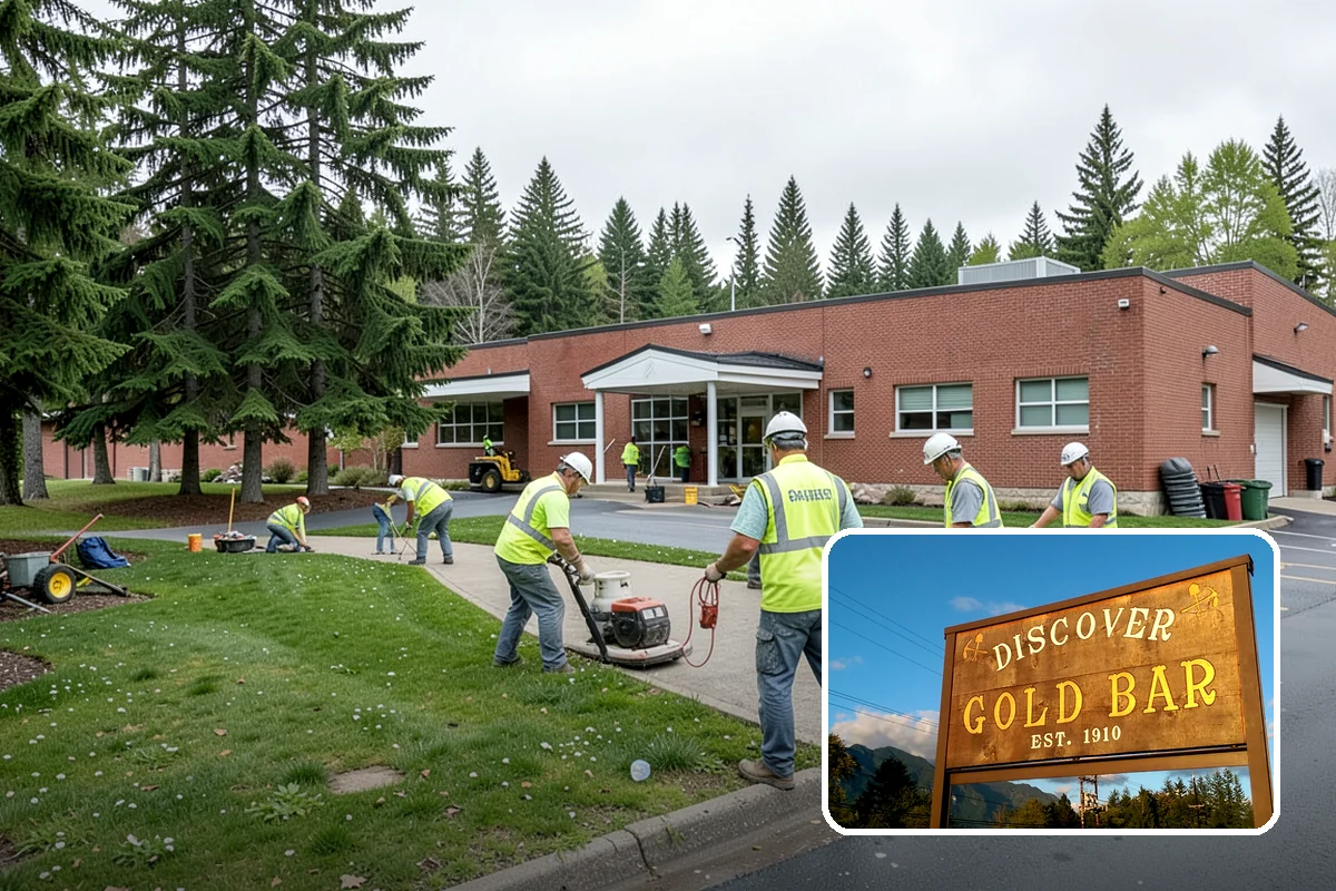 Municipal Curb & Gutter in Gold Bar, Snohomish County, WA - Restores proper stormwater flowline and protects pavement edges