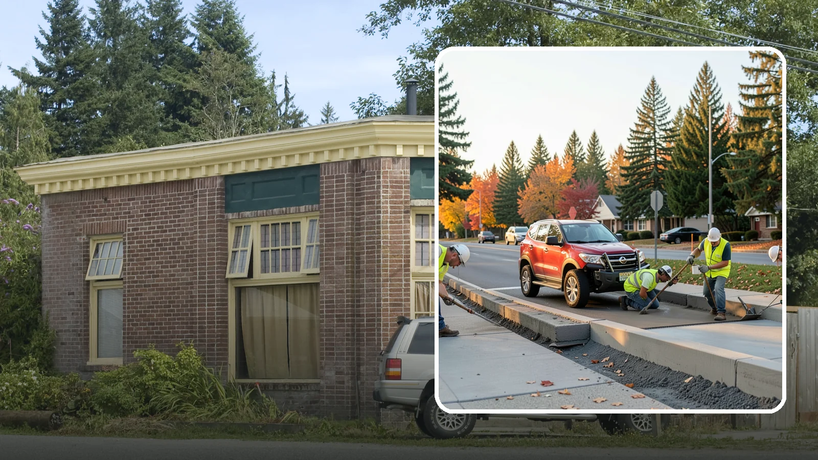 Municipal Curb & Gutter in Hamilton, Skagit County, WA - Install and replace curb and gutter that channels stormwater and defines roadway edges to jurisdiction standards.