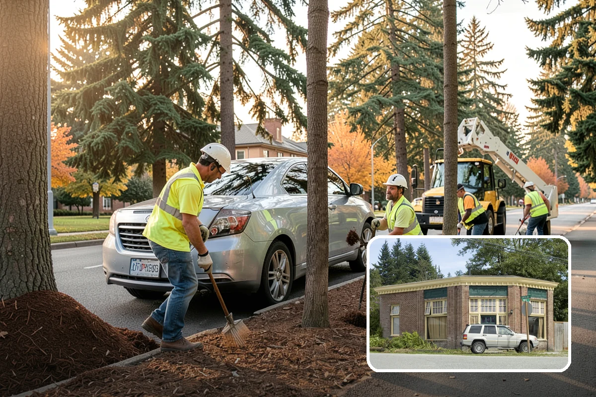Municipal Curb & Gutter in Hamilton, Skagit County, WA - Restores proper stormwater flowline and protects pavement edges