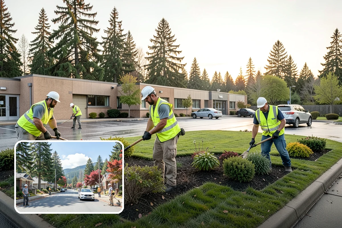 Municipal Curb & Gutter in Hunts Point, King County, WA - Restores proper stormwater flowline and protects pavement edges