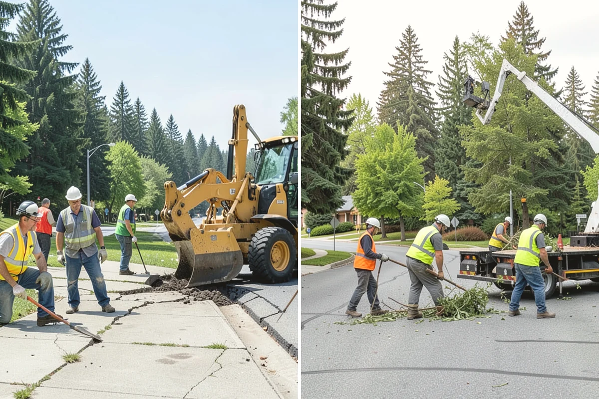 Municipal Curb & Gutter in Issaquah, King County, WA - Flowline survey and drainage tie-in assessment
