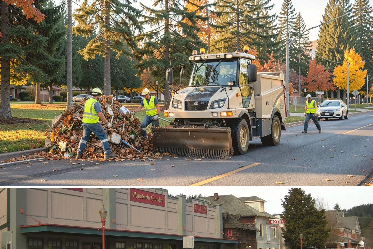 Municipal Curb & Gutter in Issaquah, King County, WA - Warm, dry months ensure curb concrete cures to strength before exposure to standing water and traffic.