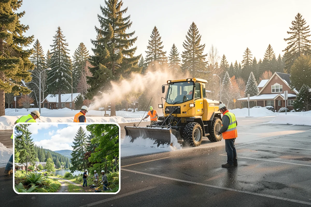 Municipal Curb & Gutter in Lake Forest Park, King County, WA - Restores proper stormwater flowline and protects pavement edges