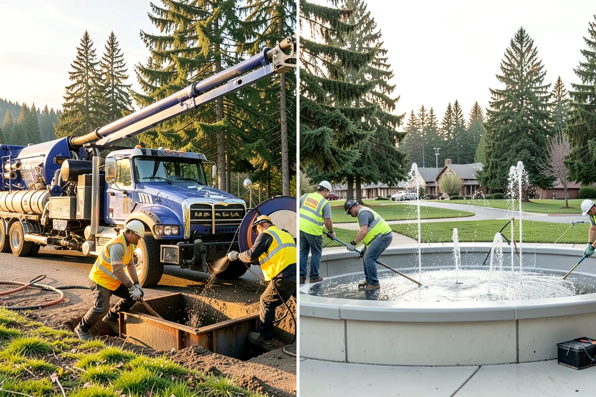 Municipal Curb & Gutter in Lake Forest Park, King County, WA - Flowline survey and drainage tie-in assessment