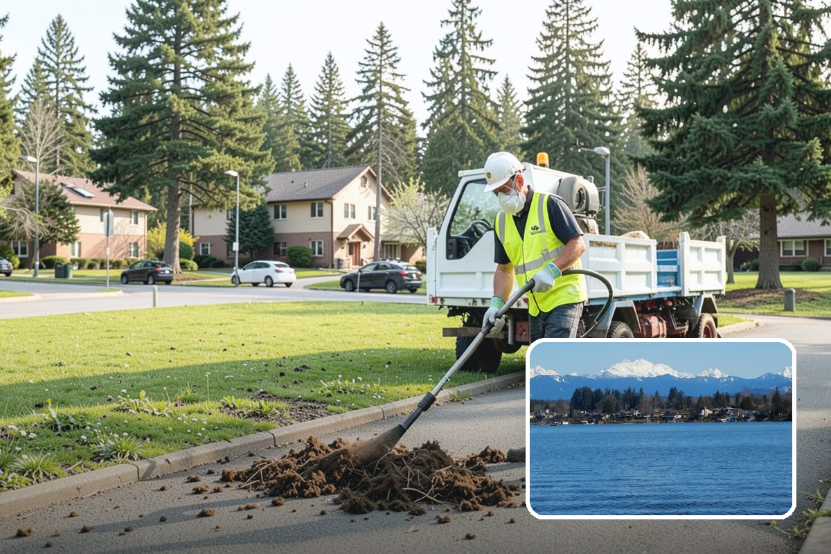 Municipal Curb & Gutter in Lake Stevens, Snohomish County, WA - Restores proper stormwater flowline and protects pavement edges