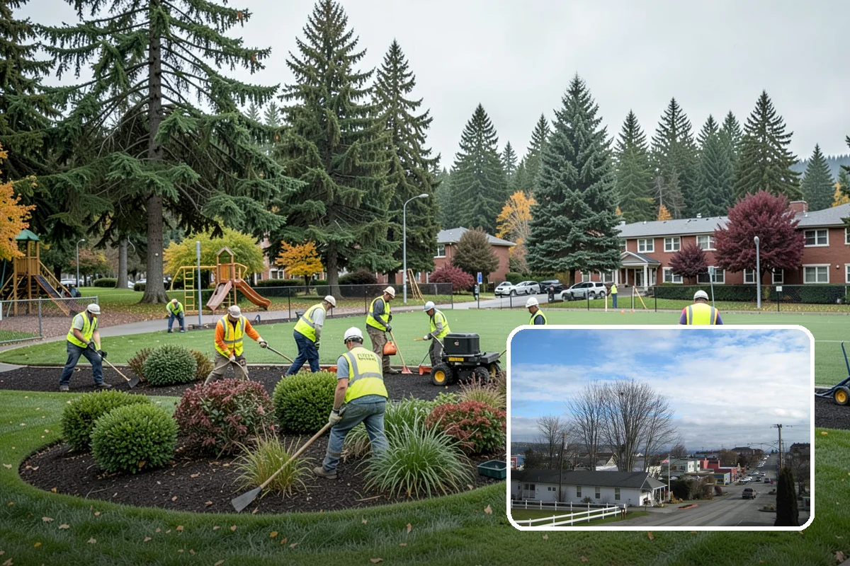Municipal Curb & Gutter in Langley, Island County, WA - Restores proper stormwater flowline and protects pavement edges