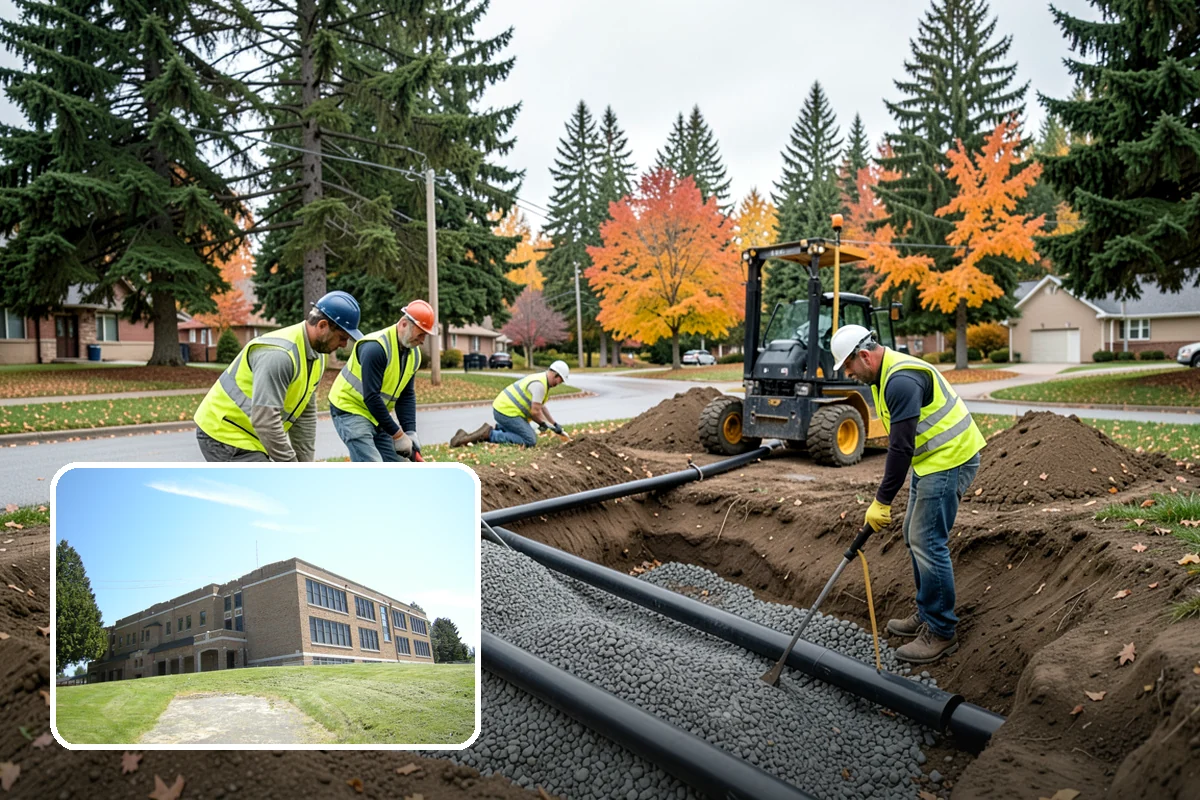 Municipal Curb & Gutter in Maple Valley, King County, WA - Restores proper stormwater flowline and protects pavement edges
