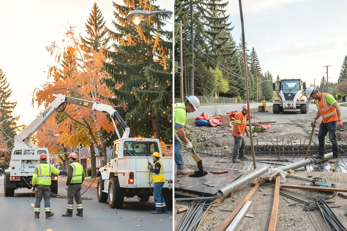 Municipal Curb & Gutter in Mercer Island, King County, WA - Flowline survey and drainage tie-in assessment